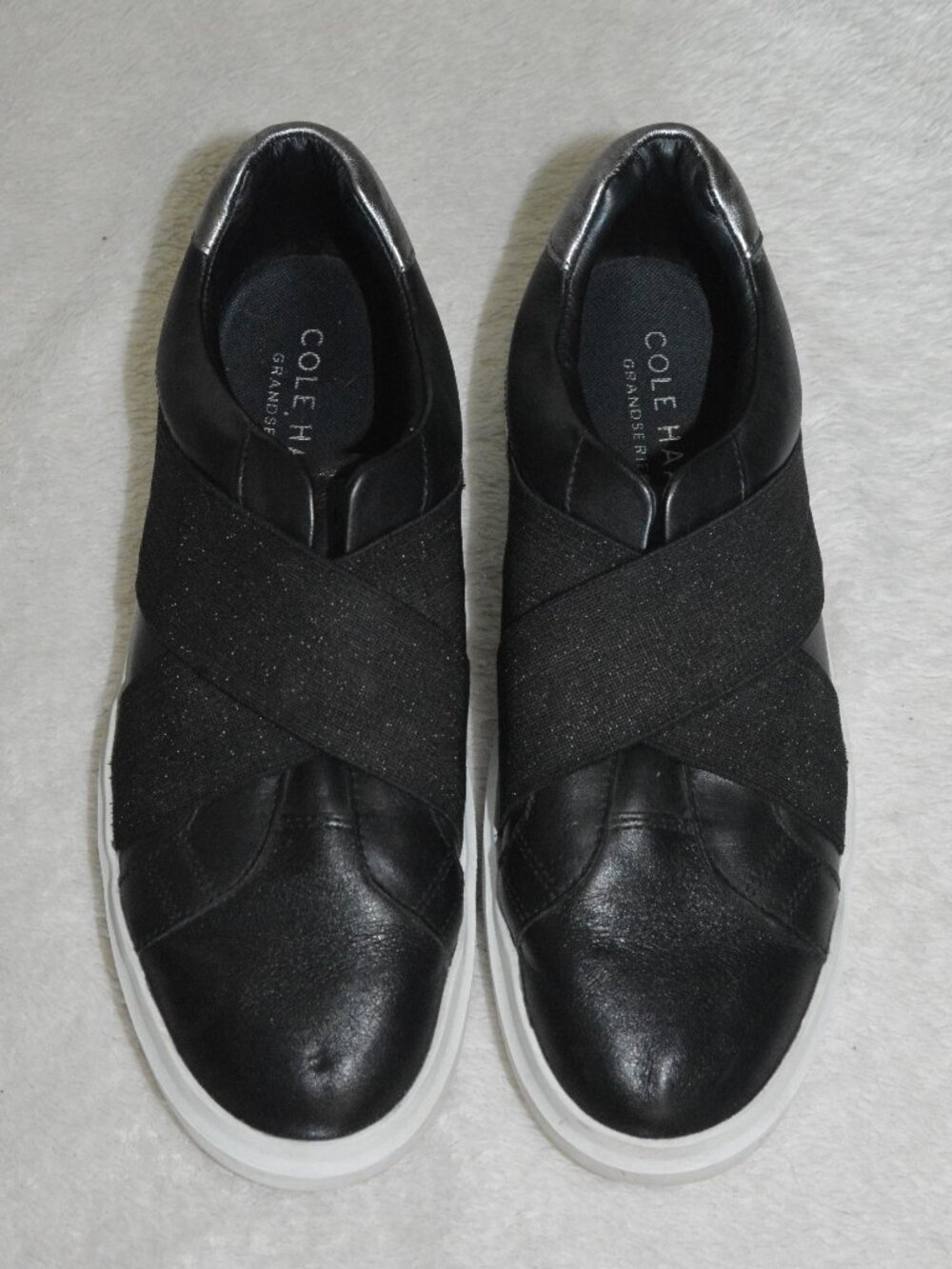 Cole Haan GrandPro Rally X-Strap Slip-on Sneakers Crisscross Women's size 9.5B